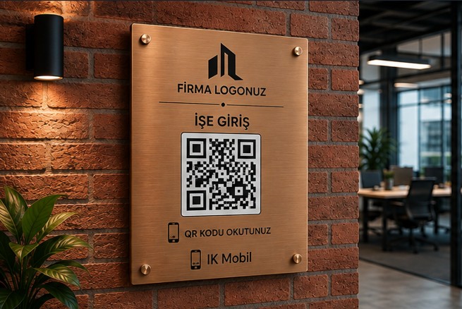 Bronz QR plaka